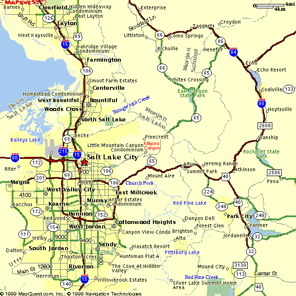 Click to see 1-Mile MapQuest Map