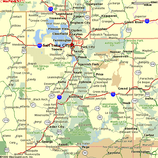 Click to see 10-Mile MapQuest Map